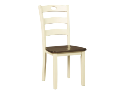 Ashley Woodanville 2 Dining Chairs in Cream/Brown - PKG000099