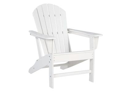 Ashley Sundown Treasure 3 Piece Outdoor Seating In White - PKG008188
