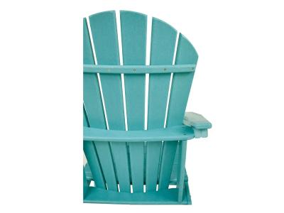 Ashley Sundown Treasure 3 Piece Outdoor Seating In Turquoise - PKG008190