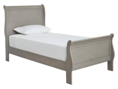 Ashley Kordasky Twin Sleigh Bed in Gray - B394B2