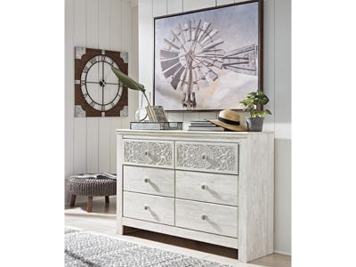 Ashley Furniture Paxberry Six Drawer Dresser B181-31 Whitewash