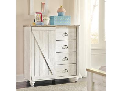 Ashley Furniture Willowton Dressing Chest B267-48 Whitewash