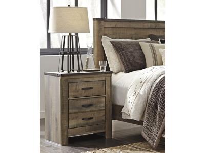 Ashley Furniture Trinell Two Drawer Night Stand B446-92 Brown