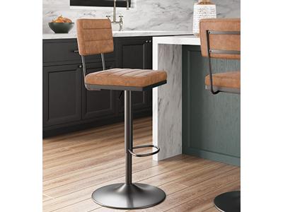 Ashley Furniture Strumford Tall Swivel Barstool (2/CN) D119-530 Brown/Black