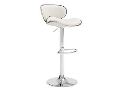 Ashley Furniture Pollzen Tall UPH Swivel Barstool(2/CN) D121-430 White