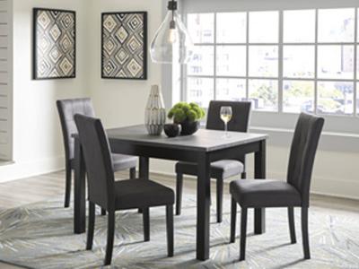 Ashley Furniture Garvine RECT DRM Table Set (5/CN) D161-225 Two-tone
