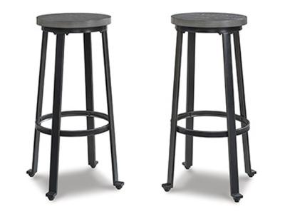 Ashley Furniture Challiman Tall Stool (2/CN) D307-330 Antique Gray