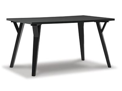 Ashley Furniture Otaska Rectangular Dining Room Table D406-25 Black