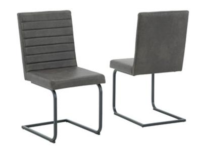 Ashley Furniture Strumford Dining UPH Side Chair (2/CN) D449-02 Gray/Black