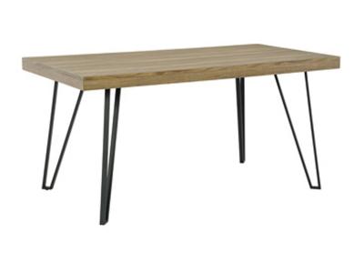 Ashley Furniture Strumford Rectangular Dining Room Table D449-26 Light Brown/Black