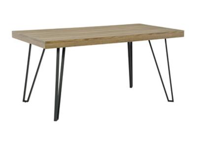 Ashley Furniture Strumford Rectangular Dining Room Table D449-26 Light Brown/Black