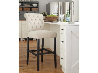 Ashley Furniture Tripton Tall UPH Barstool (2/CN) D530-130 Linen