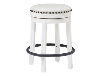 Ashley Furniture Valebeck UPH Swivel Stool (1/CN) D546-324 White/Black