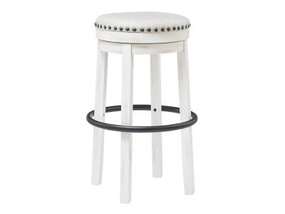 Ashley Furniture Valebeck Tall UPH Swivel Stool (1/CN) D546-330 White/Black