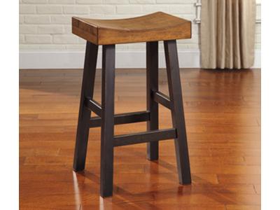 Ashley Furniture Glosco Tall Stool (2/CN) D548-030 Medium Brown/Dark Brown
