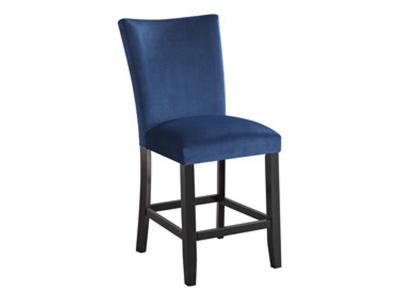 Ashley Furniture Vollardi Upholstered Barstool (2/CN) D728-324 Blue