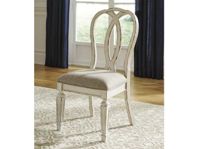 Ashley Furniture Realyn Dining UPH Side Chair (2/CN) D743-02 Chipped White