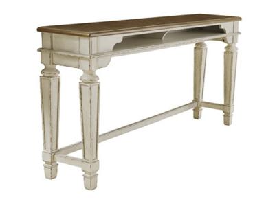 Ashley Furniture Realyn Long Counter Table D743-52 Two-tone