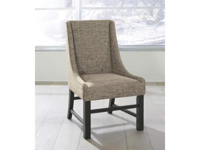 Ashley Furniture Sommerford Dining UPH Arm Chair (2/CN) D775-01A Black/Brown