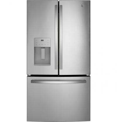 36" GE 25.6 Cu. Ft. Fingerprint Resistant French-Door Refrigerator - GFE26JYMFS