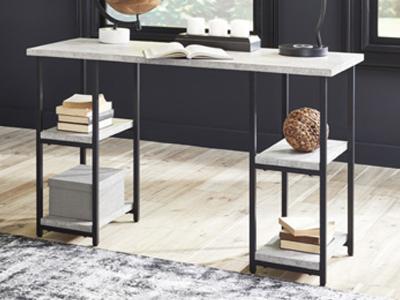 Ashley Furniture Lazabon Home Office Desk H102-27 Gray/Black