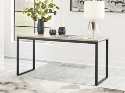 Ashley Furniture Waylowe Home Office Desk H211-25 Natural/Black