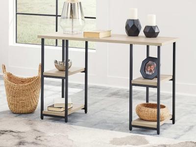 Ashley Furniture Waylowe Home Office Desk H211-27 Natural/Black