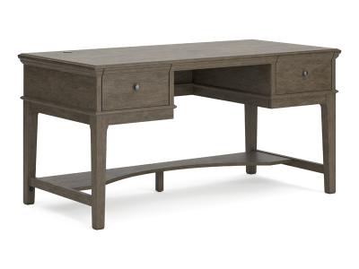 Ashley Furniture Janismore Home Office Storage Leg Desk H776-26 Weathered Gray