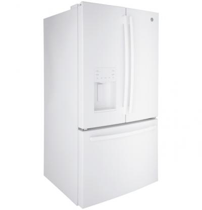 36" GE 25.6 Cu. Ft. French-Door Refrigerator - GFE26JGMWW