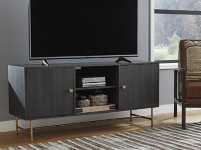 Ashley Furniture Yarlow Large TV Stand W215-48 Black