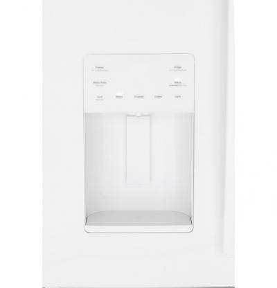 36" GE 25.6 Cu. Ft. French-Door Refrigerator - GFE26JGMWW