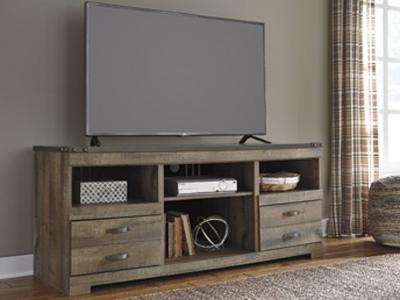 Ashley Furniture Trinell LG TV Stand w/Fireplace Option W446-68 Brown