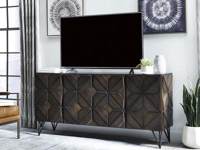 Ashley Furniture Chasinfield Extra Large TV Stand W648-68 Dark Brown