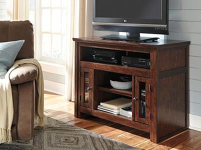 Ashley Furniture Harpan TV Stand W797-18 Reddish Brown