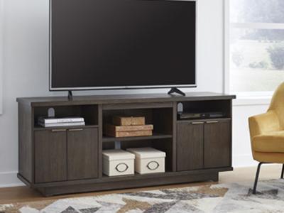 Ashley Furniture Brazburn LG TV Stand w/Fireplace Option W955-68 Dark Brown