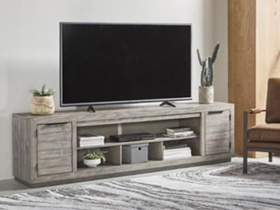 Ashley Furniture Naydell XL TV Stand w/Fireplace Option W996-78 Gray