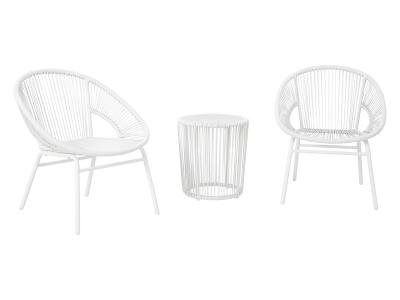 Ashley Furniture Mandarin Cape Chairs w/Table Set (3/CN) P312-050 White
