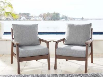Ashley Furniture Emmeline Lounge Chair w/Cushion (2/CN) P420-820 Brown/Beige
