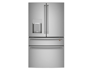 36" Café 22.3 Cu. Ft. Counter-Depth 4-Door French Door Refrigerator in Stainless Steel - CXE22DP2PS1