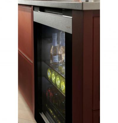 24" Café 4.7 Cu. Ft. Wine Center with 46 Bottle Capacity in Platinum Glass - CCR06DM2PS5