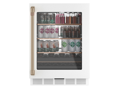 24" GE Café 5.1 Cu. Ft. Beverage Centre with Electronic Control in Matte White - CCP06BP4PW2