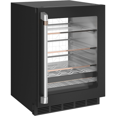 24" Café 5.1 Cu. Ft. Beverage Centre with Electronic Control in Matte Black - CCP06BP3PD1