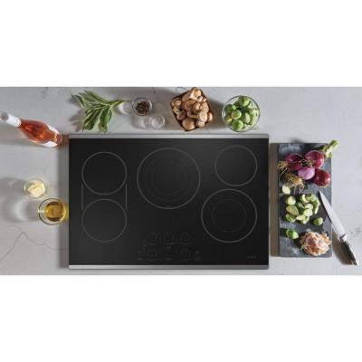 30" Café Touch Control Electric Cooktop in Stainless Steel - CEP90302TSS