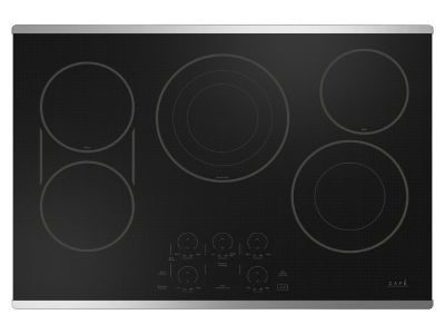 30" GE Café Touch Control Electric Cooktop in Stainless Steel - CEP90302TSS