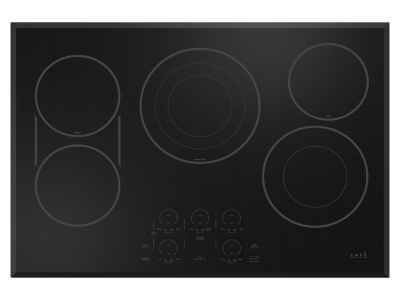 30" GE Café Touch Control Electric Cooktop in Black - CEP90301TBB