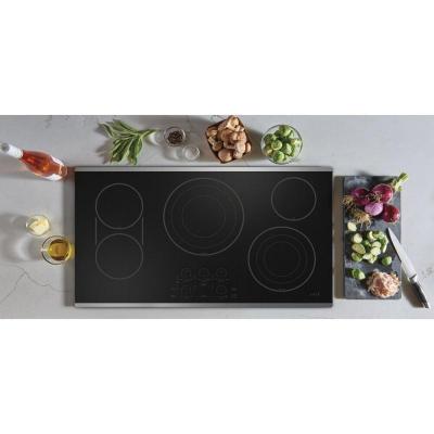 36" Café Touch Control Electric Cooktop in Stainless Steel - CEP90362TSS
