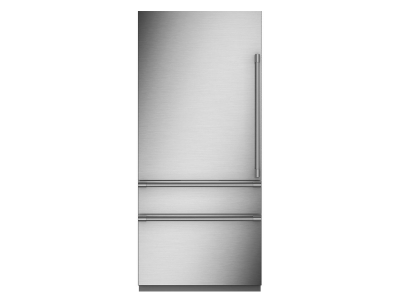 36" Monogram Left-Hinge Integrated Bottom-Freezer Refrigerator - ZIC363NBVLH