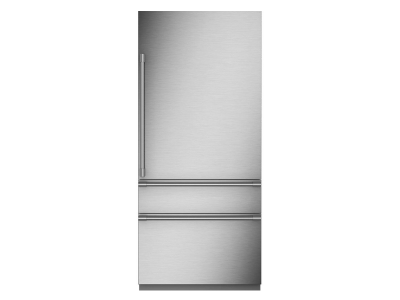 36" Monogram Right-Hinge Integrated Bottom-Freezer Refrigerator - ZIC363IPVRH