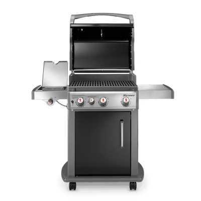 52" Weber Spirit E-330 Liquid Propane Gas Grill with 3 Burners in Black - 46810001