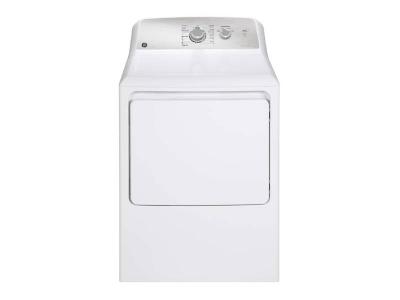 27" GE 7.2 Cu. Ft. Top Load Gas Dryer With SaniFresh Cycle In White - GTD40GBMRWS